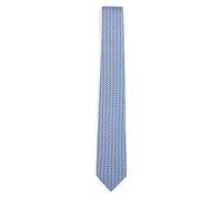 Ferragamo, Homme, Accessoires, Bleu, Taille: ONE Size Cravate Jacquard Gancini