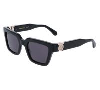 Ferragamo Donna SF2066S 001 Lunettes de soleil Acetato Nero Squadrata Normale