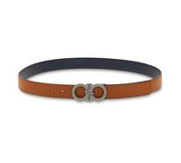 Ferragamo - Double Adjus Belt - Femme - Accessoires - Brun - Taille: 100 CM