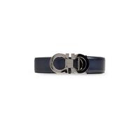 Ferragamo - Double Adjus Belt - Homme - Accessoires - Bleu - Taille: 105 CM