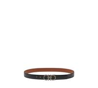 Ferragamo - Double Adjus Belt - Homme - Accessoires - Noir - Taille: 100 CM