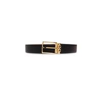 Ferragamo - Double Adjus Leather Belt - Homme - Accessoires - Noir - Taille: 85 CM