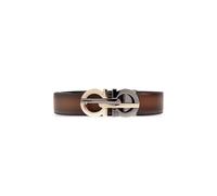 Ferragamo - Double Adjustable Belt - Homme - Accessoires - Brun - Taille: 95 CM