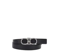 Ferragamo - Double Adjustable Leather Belt - Homme - Accessoires - Bleu - Taille: 95 CM