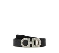 Ferragamo - Double Gancini Belt - Homme - Accessoires - Noir - Taille: 95 CM