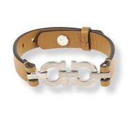 Ferragamo - Double Gancini Bracelet - Homme - Accessoires - Gris - Taille: ONE Size