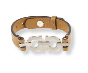 Ferragamo - Double Gancini Bracelet - Homme - Accessoires - Gris - Taille: ONE Size
