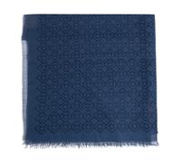 Ferragamo - Écharpe avec monogramme - Homme - Accessoires - Bleu - Taille: ONE Size