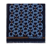 Ferragamo - Écharpe en laine - Homme - Accessoires - Bleu - Taille: ONE Size