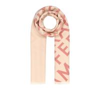 Ferragamo - Écharpe Réversible en Laine Mélangée Brodée - Femme - Accessoires - Multicolore - Taille: ONE Size