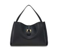 Ferragamo - Élégant sac cabas Gancini noir - Femme - Sacs - Noir - Taille: ONE Size