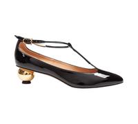 Ferragamo - Escarpins Noirs à Bride Style Élégant - Femme - Chaussures - Noir - Taille: 35 1/2 EU