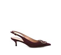 Ferragamo, Femme, Chaussures, Rouge, Taille: 37 1/2 EU Decollette