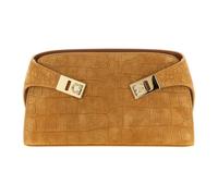 Ferragamo, Femme, Sacs, Brun, Taille: ONE Size Hug Mini Sac bandoulière