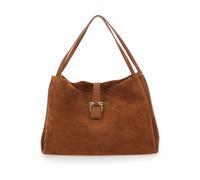 Ferragamo, Femme, Sacs, Brun, Taille: ONE Size Sac bandoulière Gancini en daim