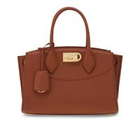Ferragamo, Femme, Sacs, Brun, Taille: ONE Size St Soft S Nw Top Handle