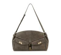 Ferragamo, Femme, Sacs, Gris, Taille: ONE Size Sac bandoulière en daim gris