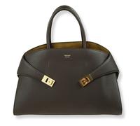 Ferragamo, Femme, Sacs, Noir, Taille: ONE Size Hug Handbag (L)