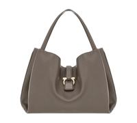 Ferragamo, Femme, Sacs, Vert, Taille: ONE Size Sac à Bandoulière en Cuir Kaki Fermeture Crochet