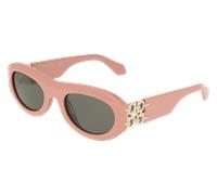Ferragamo Femme SF2082SE 667 Lunettes de soleil Acétate Rose Gris Ronde Normale