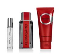 Ferragamo Ferragamo Red Leather EDP 100 ml + EDP MINI 10 ml + Gel douche corps et cheveux 100 ml
