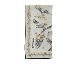 Ferragamo - Gaia Scarf - Femme - Accessoires - Beige - Taille: ONE Size
