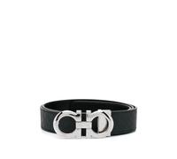 Ferragamo - Gancini All-over Motif Belt - unisex - Accessoires - Noir - Taille: 115 CM