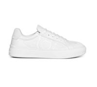 Ferragamo - Gancini Leather Baskets - Homme - Chaussures - Blanc - Taille: 43 EU