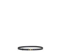 Ferragamo - Gancini Leather Belt - Femme - Accessoires - Noir - Taille: 90 CM