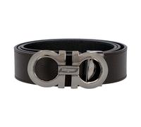 Ferragamo - Gancini Reversible Leather Belt - Homme - Accessoires - Brun - Taille: 105 CM