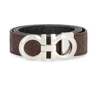 Ferragamo - Gancini Reversible Leather Belt - Homme - Accessoires - Brun - Taille: 110 CM