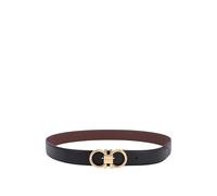 Ferragamo - Gancini Reversible Leather Belt - Homme - Accessoires - Noir - Taille: 95 CM