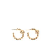 Ferragamo - Gancini Small Earrings - Femme - Accessoires - Jaune - Taille: ONE Size