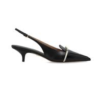 Ferragamo - Mini Bow Slingback - Femme - Chaussures - Noir - Taille: 37 1/2 EU