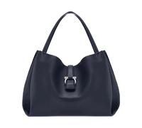 Ferragamo - Grand Sac Cabas en Cuir - Femme - Sacs - Bleu - Taille: ONE Size