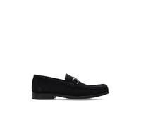 Ferragamo - Grandioso Suede Mocassins - Homme - Chaussures - Bleu - Taille: 42 EU