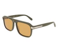 Ferragamo Homme SF2087S 320 Lunettes de soleil Acétate Vert Ocre Carré Normale
