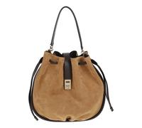 Ferragamo - Hug Bucket Bag - Femme - Sacs - Brun - Taille: ONE Size