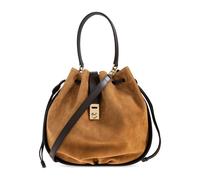 Ferragamo - Hug Bucket Handbag - Femme - Sacs - Beige - Taille: ONE Size