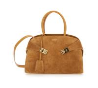 Ferragamo - Hug Petit Sac à Main - Femme - Sacs - Beige - Taille: ONE Size