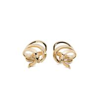 Ferragamo - Leafbig Earrings - Femme - Accessoires - Jaune - Taille: ONE Size