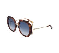 Ferragamo - Lunettes de soleil élégantes - Femme - Accessoires - Brun - Taille: 54 MM