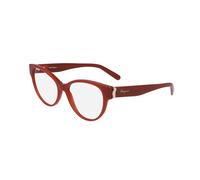 Ferragamo - Lunettes Élégantes - Femme - Accessoires - Rouge - Taille: 53 MM