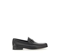 Ferragamo - Mocassin à Ornement Gancini et Talon - Homme - Chaussures - Noir - Taille: 42 EU