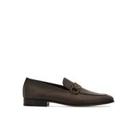 Ferragamo - Mocassin Bonny Marron Chocolat - Homme - Chaussures - Brun - Taille: 41 1/2 EU
