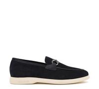 Ferragamo - Mocassin Informal Avec Ornement Gancini - Homme - Chaussures - Bleu - Taille: 42 EU
