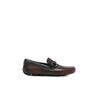 Ferragamo - Mocassins à bijou Gancini - Homme - Chaussures - Brun - Taille: 39 EU
