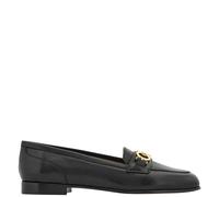 Ferragamo - Mocassins en cuir à boucle - Femme - Chaussures - Noir - Taille: 38 1/2 EU