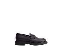 Ferragamo - Mocassins Ornés Gancini - Homme - Chaussures - Noir - Taille: 41 1/2 EU