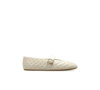 Ferragamo - Nena Quilt - Femme - Chaussures - Beige - Taille: 40 1/2 EU